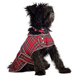Ancol Muddy Paws Highland Tartan Dog Coat (Maat: Large)