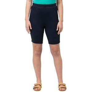 Ulla Popken Short de cyclisme pour femme, Marine, 36W / 32L