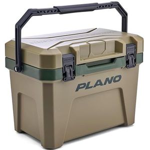 Plano Frost Cooler 13 liter - Inland GREEN, koelbox, ijsbox, draagbare koelbox, geïsoleerde koelbox, campingkoelbox, picknickkoelbox, drankkoeler