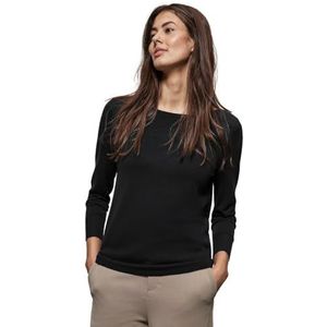 STREET ONE Pull en tricot, Noir, 38