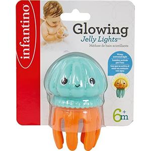 Infantino - Lichtgevende kwal, badspeelgoed, licht op in watercontact, meerkleurig