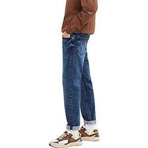 TOM TAILOR Denim Pier's Slim Jeans voor heren, 10119, used Mid Stone Blue Denim, 29 W x 34 L, 10119 – Used Mid Stone Blue Denim