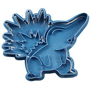 Cuticuter Cindaquil Pokémon koekjessnijder, 8 x 7 x 1,5 cm, blauw