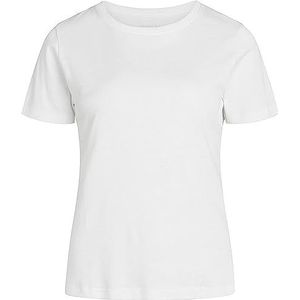 NORVIG Dames T-shirt met ronde hals S/S katoen rip wit XL, Wit
