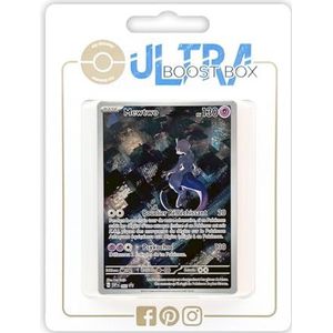 Mewtwo SV052 Alternative Pokémon Gallery - Myboost X scharlaken en violet 3,5-151, doos met 10 Franse Pokémon-kaarten