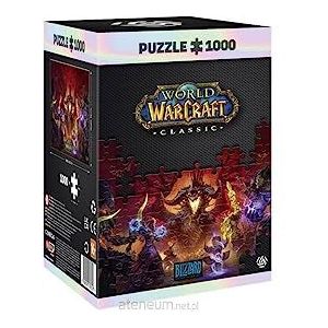 World of Warcraft Classic: Onyxia Puzzel 1000 stukjes, inclusief poster en tas, 68 x 48 cm, volwassenen en jongeren, een goed kerst- of verjaardagscadeau, videospel, premium decoratie