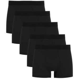 SELECTED HOMME Lot de 5 boxers pour homme, noir 1, XL