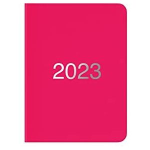 Letts Dazzle Agenda 2023, A6, 1 dag per pagina, roze