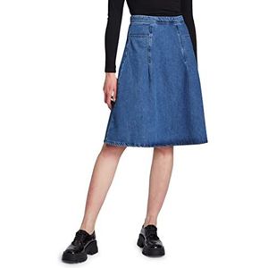 cartoon Damesrok, midd/blauw/denim, maat 44, midden/blauw/denim