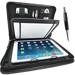 Wedo Elegance 587590101 bureau-organizer met stylus en universele houder voor tablet van 9,7 inch tot 26,7 cm (10,5 inch), zwart