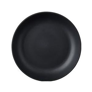 Mepal - Silueta soepbord - Vaatwasmachine- en magnetronbestendig - Kunststof bord - Platte borden - Servies - 21 cm - Nordic black