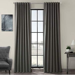 HPD Half Price Drapes BOCH-201403-120 verduisteringsgordijn (1 paneel), antracietgrijs