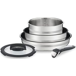 Tefal Ingenio, Pan + steelpan, Zilver