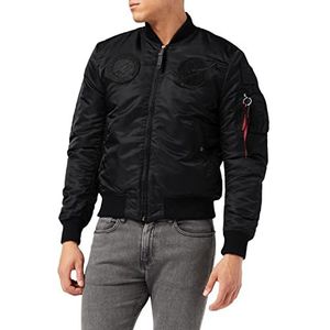 ALPHA INDUSTRIES Bomberjack MA-1 VF NASA blauw, zwart (All Black 404)