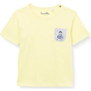 Sanetta Baby T-shirt voor jongens, Geel.