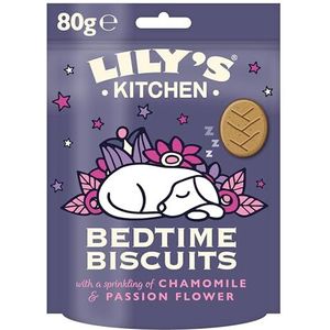 Lily's Kitchen 8 stuks hondensnoepjes gemaakt met natuurlijke ingrediënten, bedtijd koekjes, 80 g