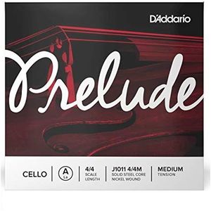 D'Addario Prelude Cello-Snaar met gemiddelde spanning, maat 4/4