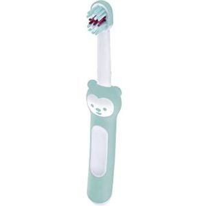 Mam Baby'S tandenborstel met veiligheidsring, 6 maanden, lichtblauw