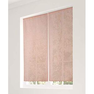 Linder Gordijn, 58 polyester, 42% katoen, roze, 60 x 140 cm