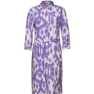 Street One Aop Linen Lange damesjurk, Smell of Lavender