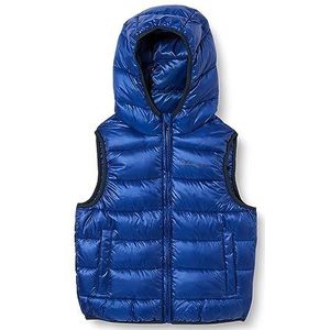 Champion Legacy Outdoor K - Light Wr S-l met capuchon gewatteerd vest voor jongens, Blu Marittimo