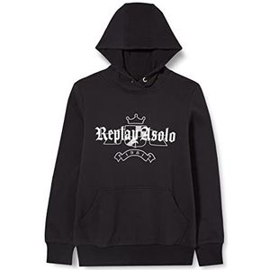 Replay Sweatshirt met capuchon voor jongens, 099 Blackboard