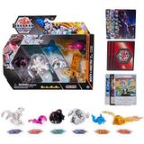 Bakugan Evolutions, Battle Strike Pack Wrath en Insectra, 6 beweegbare figuren, 9 verzamelkaarten en 8 BakuC