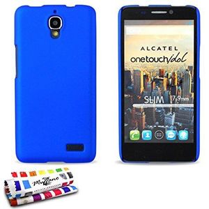 MUZZANO Le Pearls hardshell hoes voor Alcatel One Touch Idol blauw