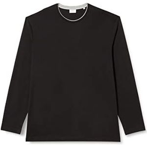 s.Oliver Heren shirt met lange mouwen zwart maat S zwart, zwart.