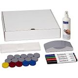 Maul Whiteboard-accessoireset, 4 whiteboard-markers, 15 magneten, 305 x 240 x 60 mm
