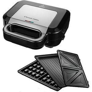 Russell Hobbs Creations 3 in 1 Sandwich Maker Tosti-apparaat - Wafelmaker - Grillplaten - 26810-56