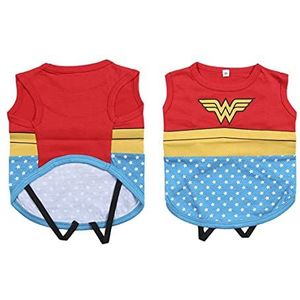 Cerdá For Fan Pets | Honden-T-shirt Wonder Woman, officieel gelicentieerd product DC Comics®