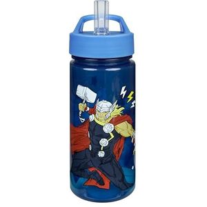 Scooli - Marvel Avengers drinkfles - BPA-vrij met Marvel Avengers-motief - Ideaal voor kinderen en fans - Kleuterschool en school - 500 ml