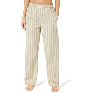 Calvin Klein Pyjamabroek voor dames, Chambray Strepen_Eucalyptus