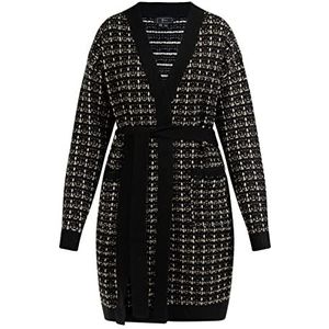 nelice Cardigan pour femme, Noir, XL-XXL