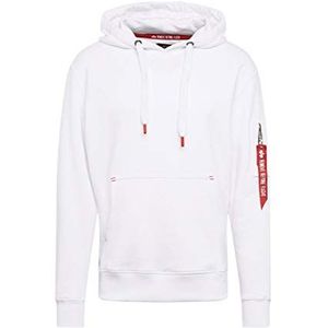 ALPHA INDUSTRIES RBF Sweatshirt met capuchon voor heren latex print, Donkergrijs