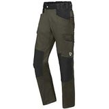 BP 1826-033-7332-62n Werkbroek voor heren, hoge tailleband, 225,00 g/m², stretch stofmix olijf/zwart, 62n