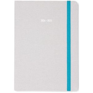 Letts of London Raw Agenda scolaire semainier 2024/2025 Gris Format A5