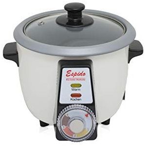 ESPIDO FOOD STUFF HAMBURG Perzische rijstkoker met tadig rijstcake (3-4 personen, 1,2 l, 500 W, RCG30T)