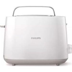 Philips HD2581/00 Broodrooster Daily Collection, 8 instellingen, access, geïntegreerde broodjeswarmer, compact design, wit