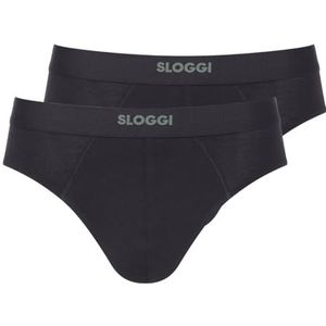 Sloggi Sloggi Men Ever Ease Brief 2p herenslip, zwart.
