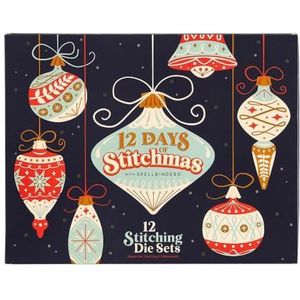 Spellbinders Adventskalender 2023, 12 dagen van Stitchmas