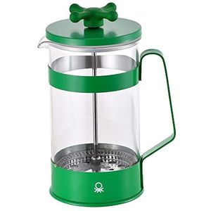 Benetton Groene koffiemaker van borosilicaatglas, 600 ml
