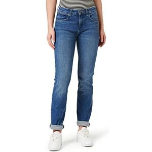 Wrangler Straight Jeans voor dames, Hemelsblauw