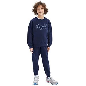 DeFacto Pyjama voor jongens, marineblauw, 10-11 jaar, Navy Blauw