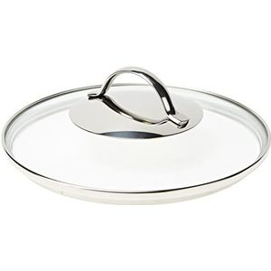 WMF Glazen Deksel met Ronde Metalen Handgreep 20 cm