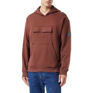 G-STAR RAW Pkt Loose HDD Sw heren dubbele capuchontrui, bruin (Chocolate Lab C988-d312)