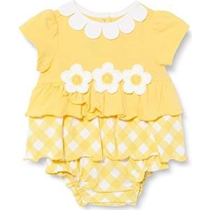 Chicco Rompertje met korte mouwen voor baby's en meisjes, geel, normaal, Geel.