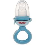 Nuby - Nibbler Silicone knabbelaar - Babyknabbelaar voor baby's en peuters vanaf 6 maanden BPA-vrij - voor groenten en fruit - Blauw NV05008BLUE