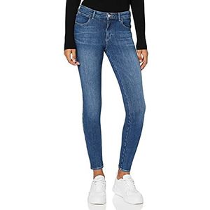 Wrangler Super skinny jeans voor dames, Blauw (Summer Sky).